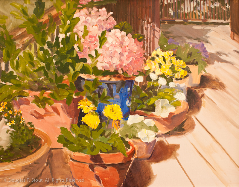 Linda's Porch Flowers